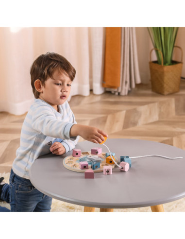 VIGA PolarB Sorter Kształtów Zegar nawlekanka