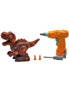 WOOPIE Dinozaur do Skręcania Zestaw Konstrukcyjny + Wiertarka 31 el. 2