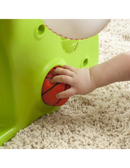 STEP2 Plac Zabaw Dla Dzieci Centrum Aktywności Zjeżdżalnia Koszykówka Baseball