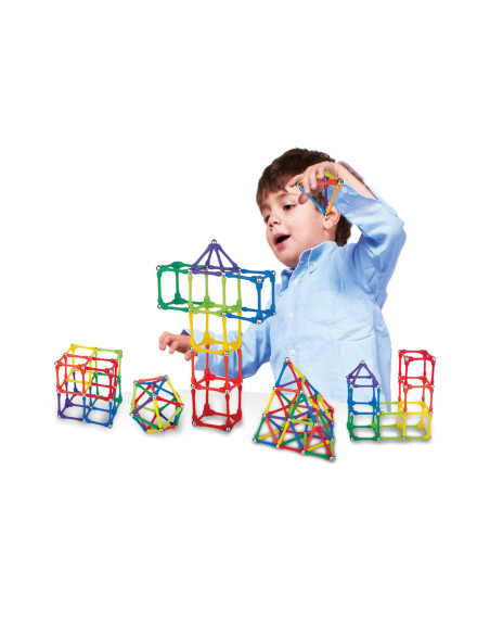 WOOPIE Klocki Magnetyczne Konstrukcyjne Układanka Kreatywna 70 el.