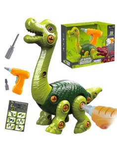 WOOPIE Dinozaur do Skręcania Zestaw Konstrukcyjny + Wiertarka 31 el.