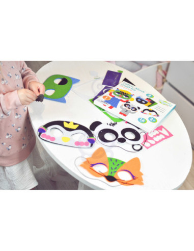 WOOPIE ART&FUN Zestaw Kreatywny Plastyczny Fabryka Masek Party w Lesie