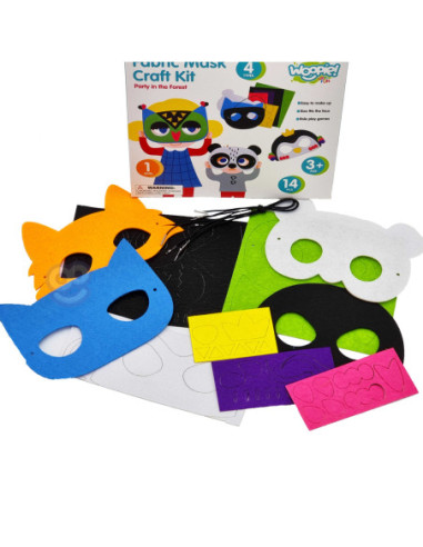 WOOPIE ART&FUN Zestaw Kreatywny Plastyczny Fabryka Masek Party w Lesie