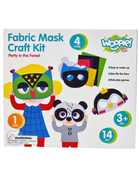 WOOPIE ART&FUN Zestaw Kreatywny Plastyczny Fabryka Masek Party w Lesie