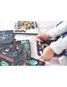 WOOPIE ART&FUN Zestaw Kreatywny Wydrapywanki dla Dzieci 7 el. 2