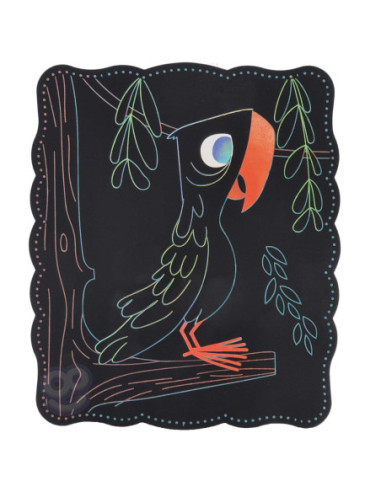 WOOPIE ART&FUN Zestaw Kreatywny Wydrapywanki dla Dzieci 7 el.