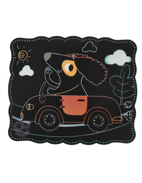 WOOPIE ART&FUN Zestaw Kreatywny Wydrapywanki dla Dzieci 7 el.