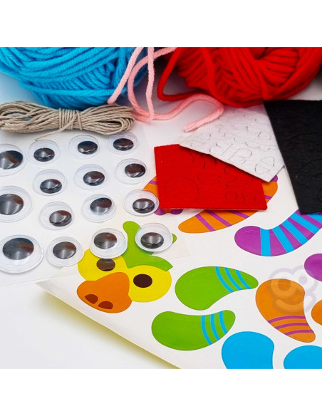 WOOPIE ART&FUN Zestaw Kreatywny Zrób Potworka Monster Pom