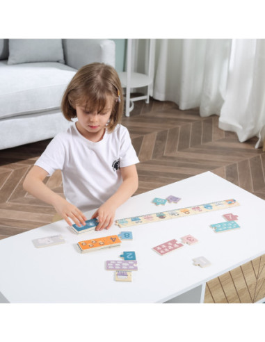 VIGA PolarB Drewniane Puzzle Numeryczne