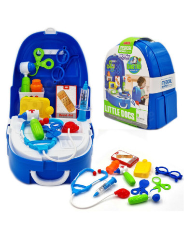 WOOPIE Zestaw Małego Lekarza w Plecaku 20 el.