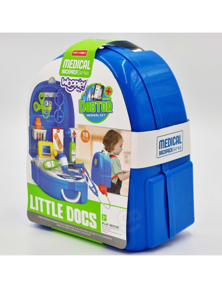 WOOPIE Zestaw Małego Lekarza w Plecaku 20 el.