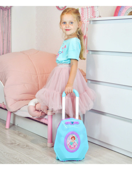 WOOPIE Toaletka dla Dziewczynki 2w1 Salon Piękności w Walizce