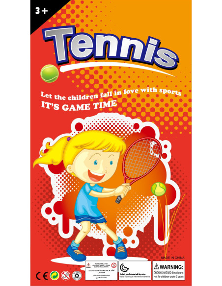 WOOPIE Rakietki do Tenisa Badminton dla Dzieci Zestaw + Piłka Lotka