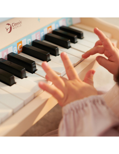 CLASSIC WORLD Pianino Muzyczne dla Dzieci Nauka Gry + Książeczka