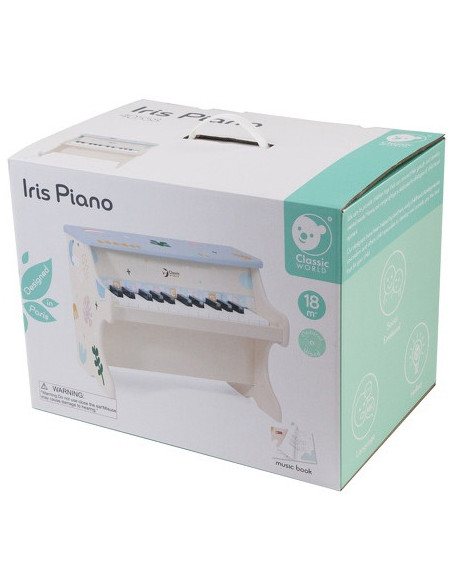 CLASSIC WORLD Pianino Muzyczne dla Dzieci Nauka Gry + Książeczka