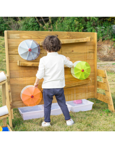 CLASSIC WORDL Drewniana  Ściana Zabawa Wodą