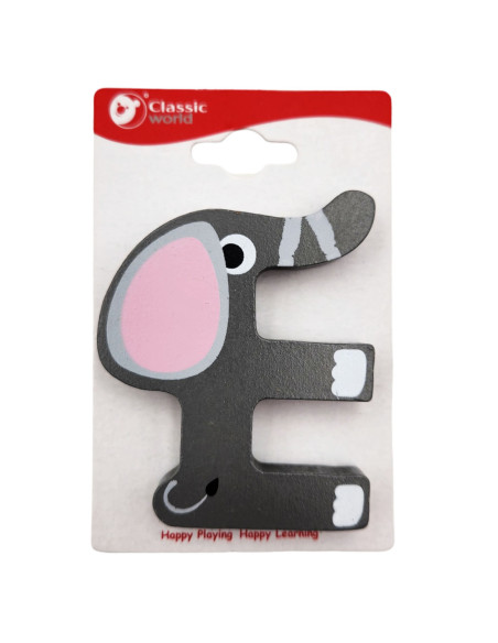 CLASSIC WORLD Drewniana Literka E