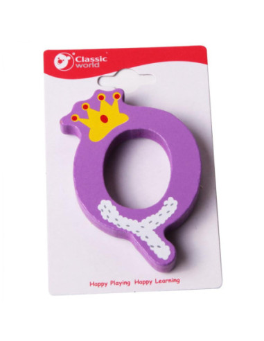 CLASSIC WORLD Drewniana Literka R