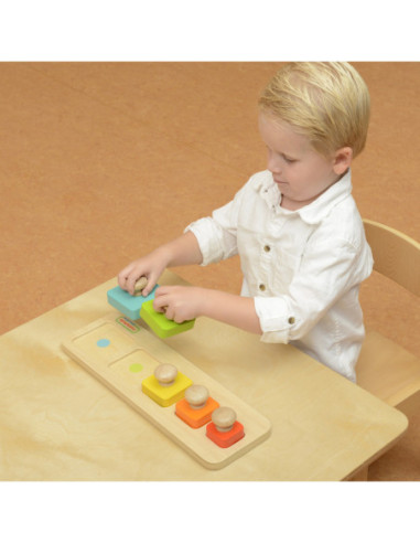 MASTERKIDZ Układanka Nauka Rozmiarów i Kolorów