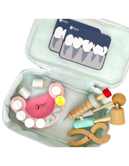 CLASSIC WORLD Zestaw małego dentysty walizka lekarza
