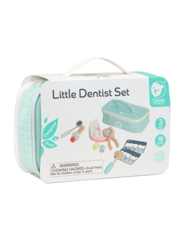 CLASSIC WORLD Zestaw małego dentysty walizka lekarza