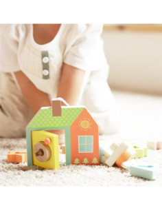 CLASSIC WORLD Drewniane Klocki do Nawlekania 2