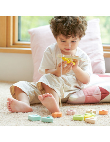 CLASSIC WORLD Drewniane Klocki do Nawlekania