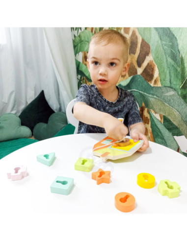 CLASSIC WORLD Drewniane Klocki do Nawlekania