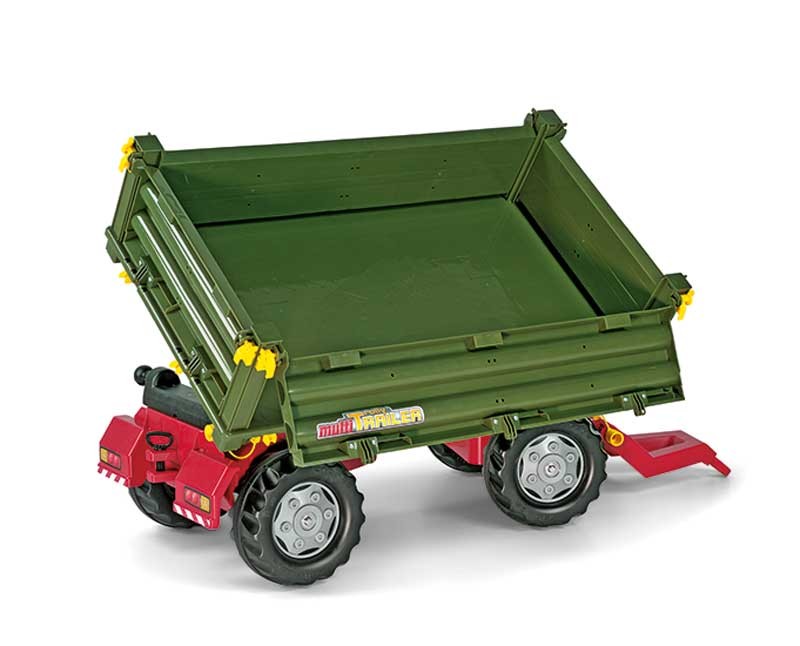 Rollytrailer przyczepa multi dwuosiowa zielona