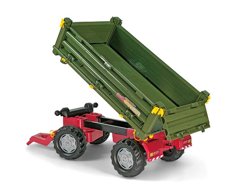 Rollytrailer przyczepa multi dwuosiowa zielona