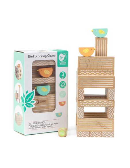 CLASSIC WORLD Gra Edukacyjna Układanie Ptaków