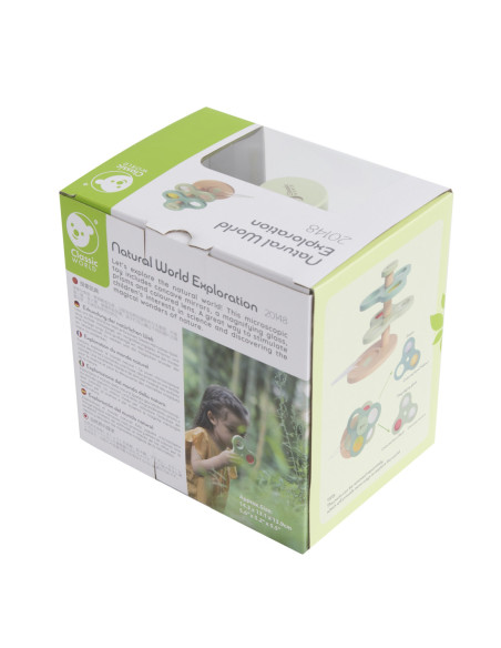 CLASSIC WORLD Mikroskop 2w1 Lupa dla Dzieci Eksploracja Świata Przyrody