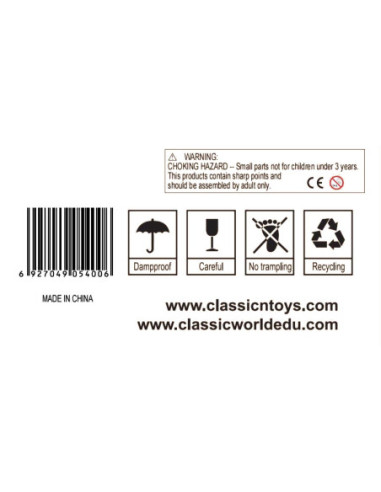 CLASSIC WORLD EDU Stojak do Suszenia Prac Plastycznych - 30 Poziomów