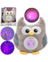 WOOPIE Przytulanka Usypiacz Projektor 2w1 Sówka - 10 Kołysanek