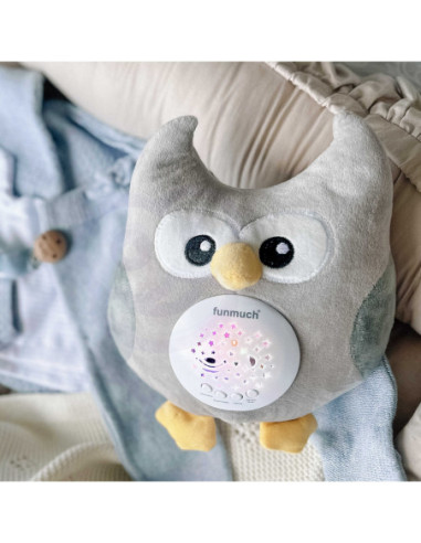 WOOPIE Przytulanka Usypiacz Projektor 2w1 Sówka - 10 Kołysanek