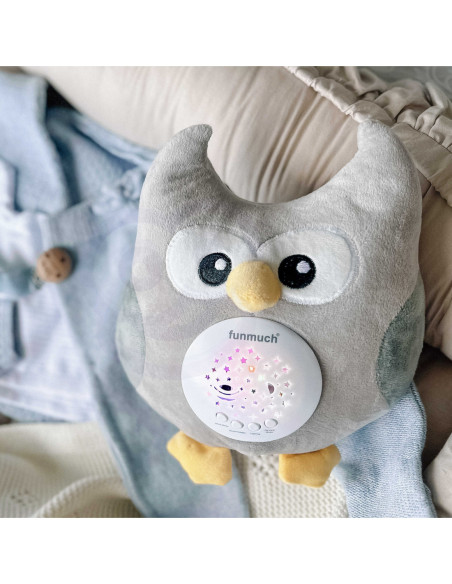 WOOPIE Przytulanka Usypiacz Projektor 2w1 Sówka - 10 Kołysanek