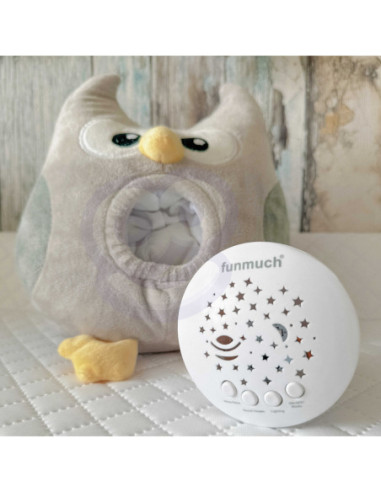 WOOPIE Przytulanka Usypiacz Projektor 2w1 Sówka - 10 Kołysanek