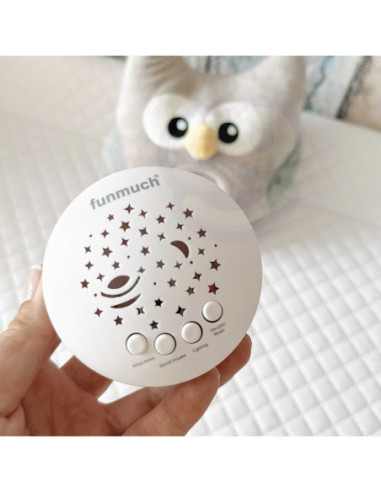 WOOPIE Przytulanka Usypiacz Projektor 2w1 Sówka - 10 Kołysanek