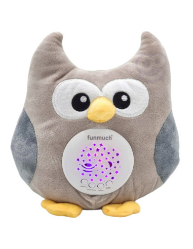 WOOPIE Przytulanka Usypiacz Projektor 2w1 Sówka - 10 Kołysanek