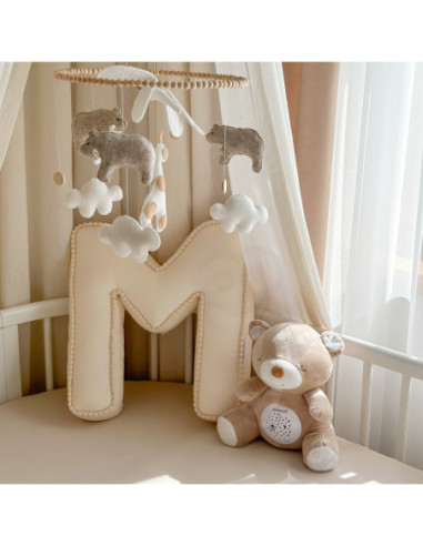 WOOPIE Przytulanka Usypiacz Projektor 2w1 Miś - 10 Kołysanek