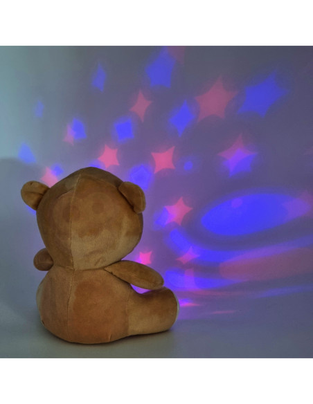 WOOPIE Przytulanka Usypiacz Projektor 2w1 Miś - 10 Kołysanek