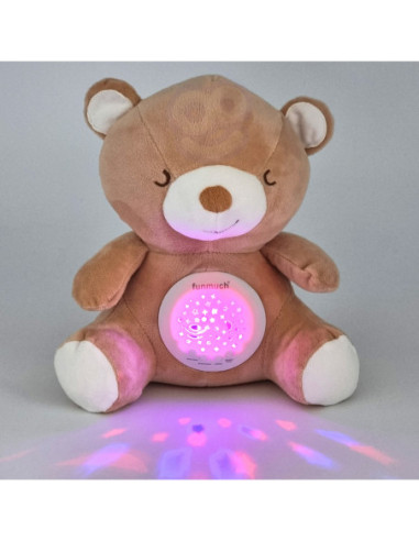 WOOPIE Przytulanka Usypiacz Projektor 2w1 Miś - 10 Kołysanek