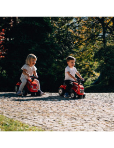 FALK Traktorek Baby Massey Ferguson Czerwony z Przyczepką + akc. Od 12 Miesięcy 2