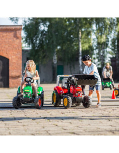 FALK Traktor na Pedały z Przyczepą Red Supercharger 2