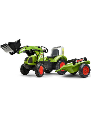 Claas Arion 430 Traktor na pedały z łyżką i przyczepką 1040AM Zielony FALK