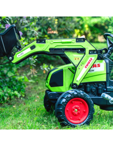 Claas Arion 430 Traktor na pedały z łyżką i przyczepką 1040AM Zielony FALK