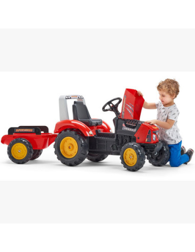 Traktorek na Pedały otwierany Red Supercharger od 3 lat