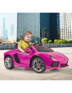 FEBER Lamborghini Aventador Pink samochód elektryczny 6V 3+ 2
