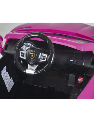 FEBER Lamborghini Aventador Pink samochód elektryczny 6V 3+