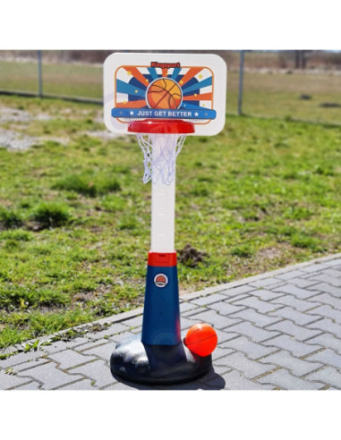 WOOPIE Zestaw Koszykówka Regulacja 99 - 125 cm + Piłka + Pompka